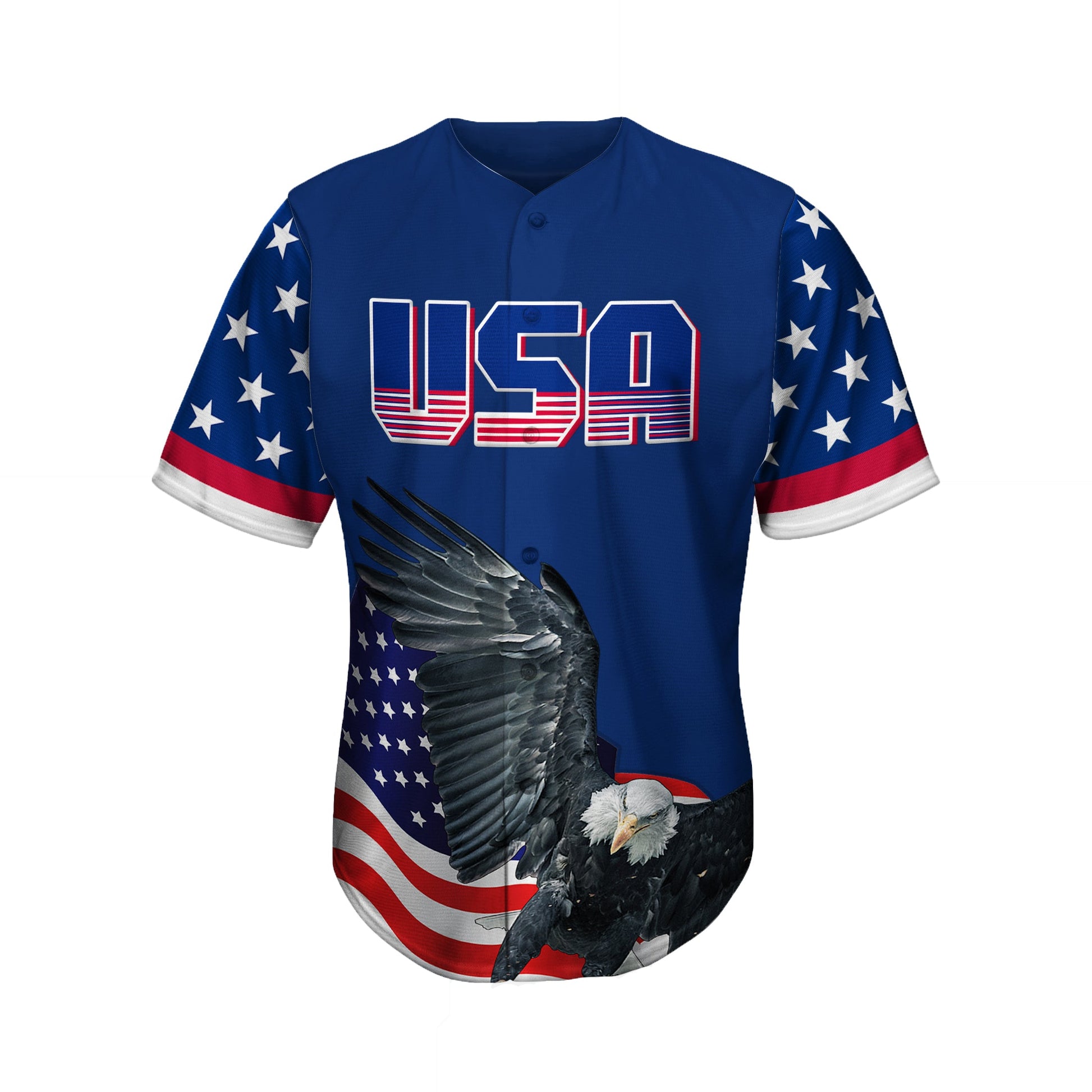 USA Hawk American 1 Baseball Jersey freeshipping - Jersey One